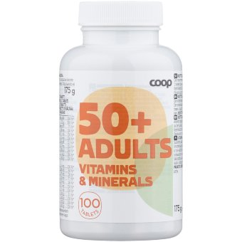 Витаминно-минеральная добавка Coop 50+ 100 шт Витаминно-минеральная добавка Coop 50+ 100 шт