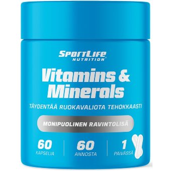 Витамины и минералы SportLife Nutrition 60 капсул Витамины и минералы SportLife Nutrition 60 капсул