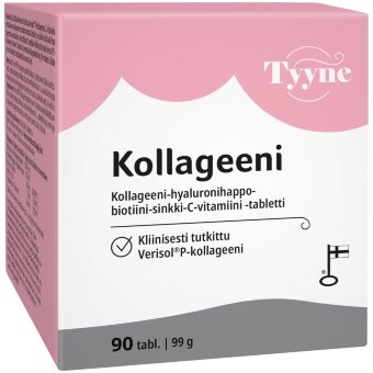 Финский коллаген с гиалуроновой кислотой, биотином, цинком и витамином С Tyyne Kollageeni 90 табл Vitabalans Финский коллаген с гиалуроновой кислотой, биотином, цинком и витамином С Tyyne Kollageeni 90 табл Vitabalans