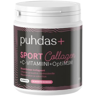 Говяжий коллаген с OptiMSM и витамином С collagen & C-vitamiini & OptiMSM порошок Puhdas 260 гр Говяжий коллаген с OptiMSM и витамином С collagen & C-vitamiini & OptiMSM порошок Puhdas 260 гр