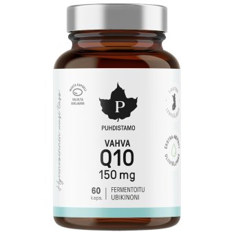 Убихинон Q10 усиленный Puhdistamo Vahva 150 мг 60 капсул Убихинон Q10 усиленный Puhdistamo Vahva 150 мг 60 капсул
